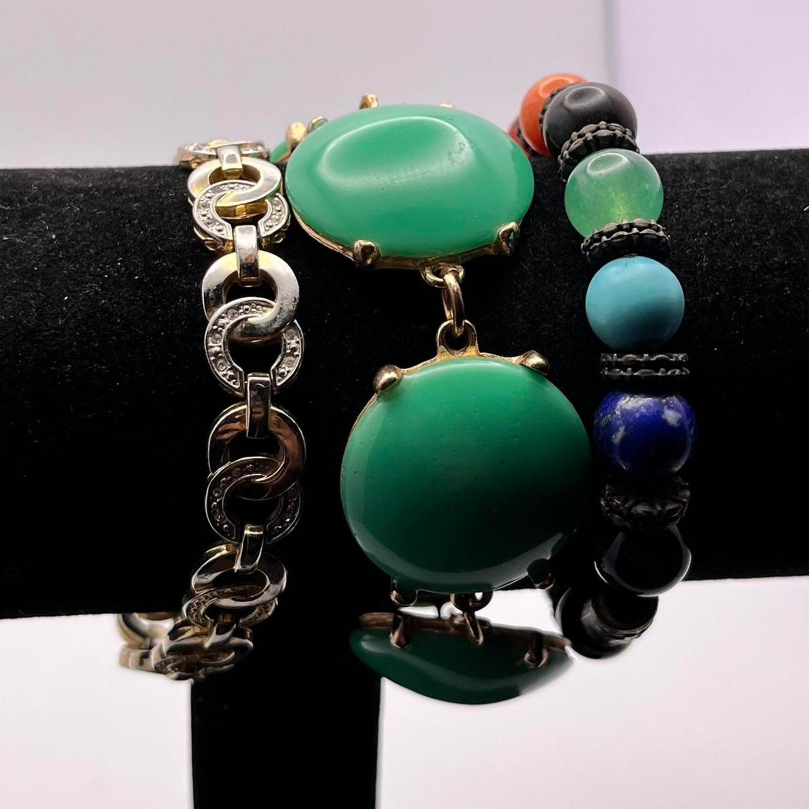 Gold Blue Bracelet Bundle